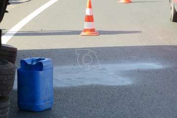 Un camión vuelca en el acceso a Telde desde la GC-1/TA.